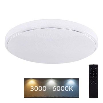 Globo - Dimmbare RGBW-Deckenleuchte LED/40W/230V 3000-6000K+ Fernbedienung