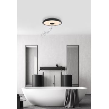 Globo - Dimmbare LED-RGBW-Badezimmerleuchte mit Lautsprecher LED/18W/230V 3000-6500K IP44 + Fernbedienung