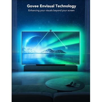 Govee - DreamView T2 DUAL TV 55-65" SMART LED-Hintergrundbeleuchtung RGBIC Wi-Fi + Fernbedienung
