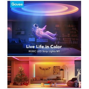 Govee - M1 PRO PREMIUM Smart RGBICW+ LED-Streifen 5m Wi-Fi