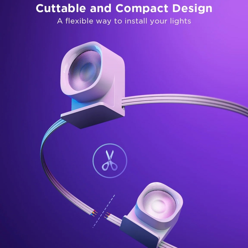 Govee - RGBIC LED String Einbaustrahler 3m Wi-Fi