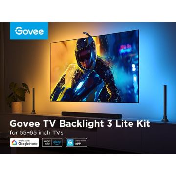 Govee - SET 2x Hintergrundbeleuchtung TV 55-65" SMART LED-Hintergrundbeleuchtung RGBICW Wi-Fi