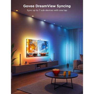 Govee - SET 2x Hintergrundbeleuchtung TV 55-65" SMART LED-Hintergrundbeleuchtung RGBICW Wi-Fi