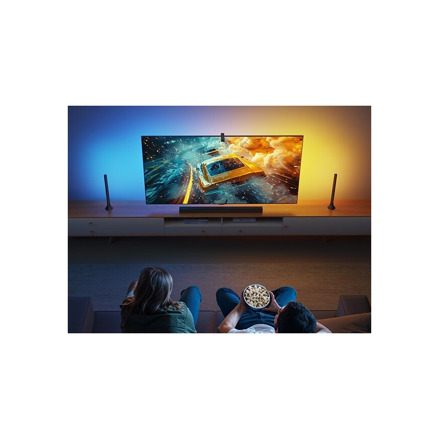 Govee - SET 2x Hintergrundbeleuchtung TV 55-65" SMART LED-Hintergrundbeleuchtung RGBICW Wi-Fi