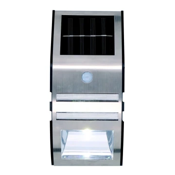 Grundig – LED-Solarwandleuchte mit Sensor 1xLED IP64