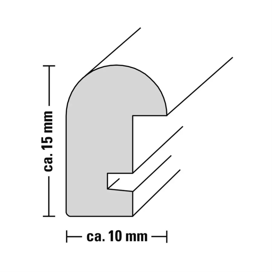 Hama – Fotorahmen 16,5x21,5 cm braun