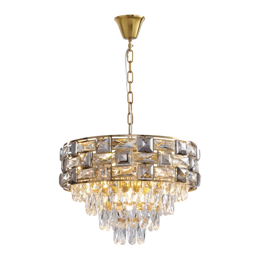 Hängeleuchte an Kette LUXURIA 9xE14/40W/230V golden