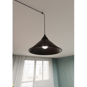 Hängeleuchte an Schnur ABRAMO 1xE27/15W/230V schwarz