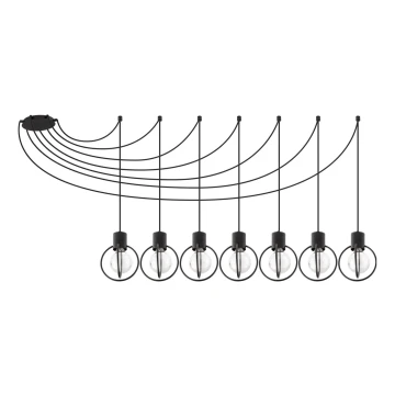 Hängeleuchte an Schnur AURA 7xE27/60W/230V