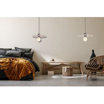 Hängeleuchte an Schnur FALCO 1xE27/60W/230V d 30 cm beige