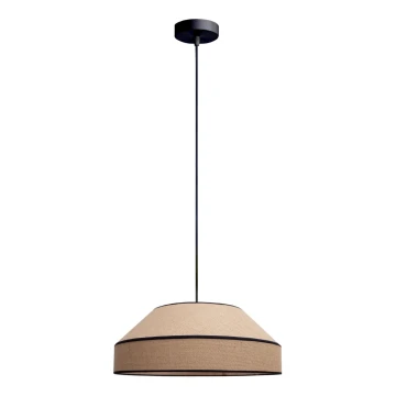 Hängeleuchte an Schnur MANISO 1xE27/60W/230V d 45 cm beige