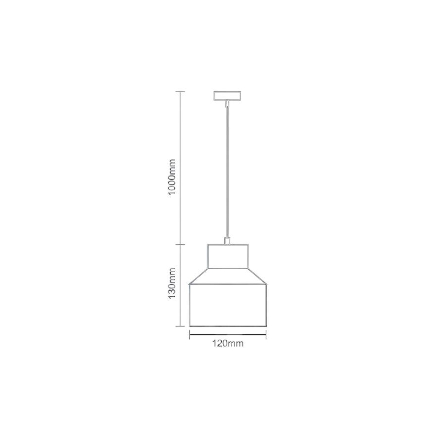 Hängeleuchte an Schnur TERRAZZO 1xE27/60W/230V d 12 cm cremefarben