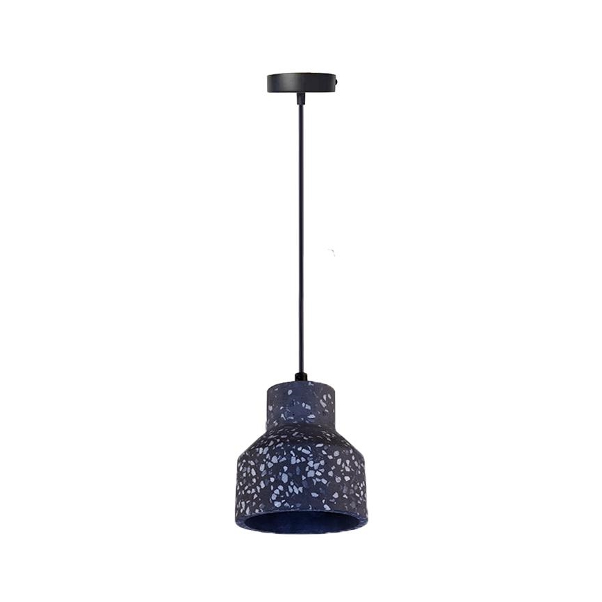 Hängeleuchte an Schnur TERRAZZO 1xE27/60W/230V d 12 cm schwarz