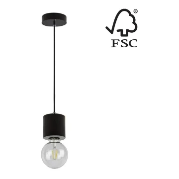 Hängeleuchte an Schnur TRONGO ROUND 1xE27/60W/230V – FSC-zertifiziert