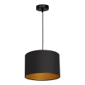 Hängeleuchte ARDEN 1xE27/60W/230V d. 25 cm schwarz/gold