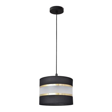 Hängeleuchte HELEN 1xE27/60W/230V Durchschn. 20 cm schwarz/gold