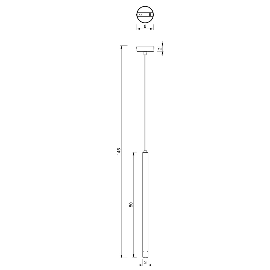 Hängeleuchte YORU 1xG9/8W/230V 50 cm messing