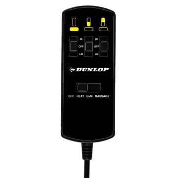 Heiz- und Massage-Auflage für das Auto DUNLOP 12V