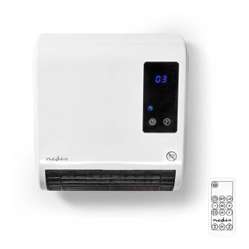 Heizgerät mit LED-Anzeige und Thermostat 2000W/230V IP22 + Fernbedienung