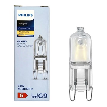 Hochleistungs-Glühlampe Philips G9/44W/230V 2800K