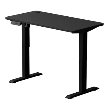 Höhenverstellbarer Schreibtisch LEVANO 120x60 cm schwarz