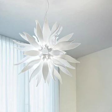 Ideal Lux - Kronleuchter an Schnur LEAVES 12xG9/40W/230V