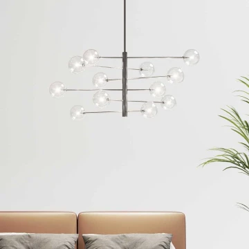 Ideal Lux - Kronleuchter an Stab EQUINOXE 12×G4/2W/230V