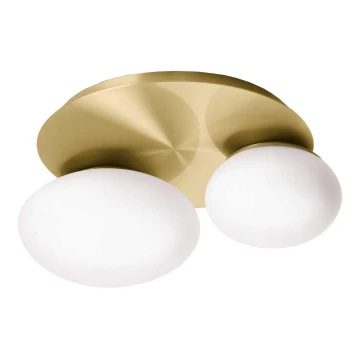 Ideal Lux - LED-Deckenleuchte NINFEA 2xLED/9W/230V golden