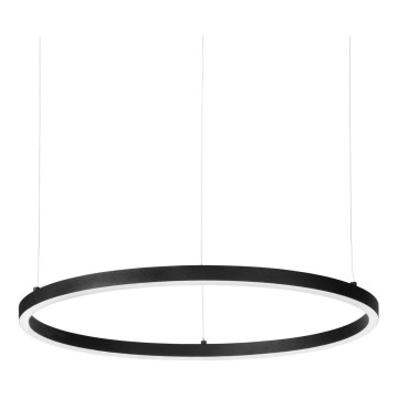 Ideal Lux - LED-Hängeleuchte an Schnur ORACLE SLIM LED/43W/230V d 90 cm schwarz