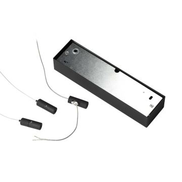 Ideal Lux - LED-Hängeleuchte an Schnur ORACLE SLIM LED/55W/230V d 90 cm schwarz