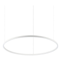 Ideal Lux - LED-Hängeleuchte an Schnur ORACLE SLIM LED/55W/230V d 90 cm weiß