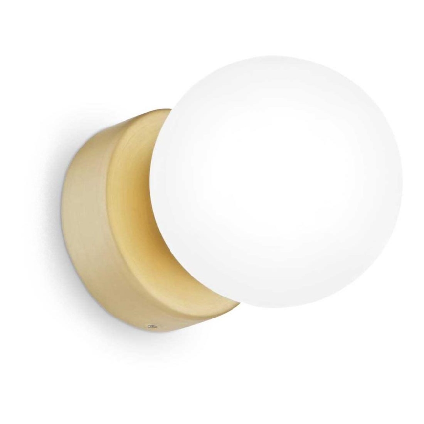 Ideal Lux - LED-Wandleuchte PERLAGE 1xG9/3W/230V golden/weiß