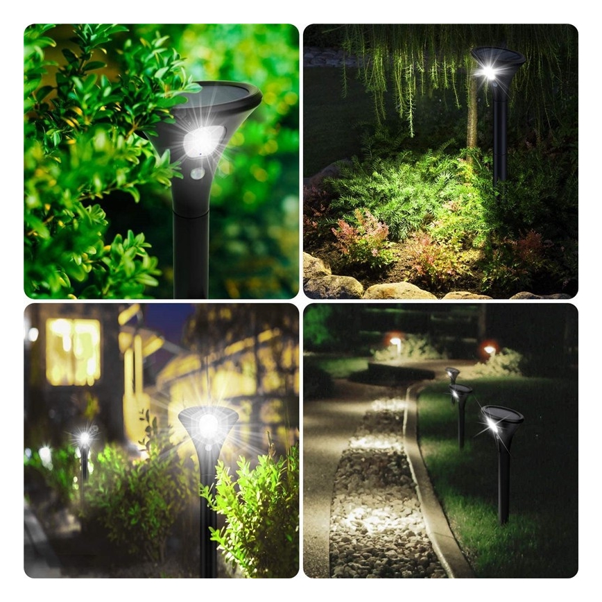 LED-Solarleuchte mit Sensor LED/1W/3,7V 6000K IP65