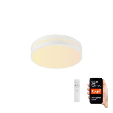 Immax NEO 07153-W40 - LED dimmbare Deckenleuchte NEO LITE PERFECTO LED/24W/230V Wi-Fi Tuya weiß + Fernbedienung