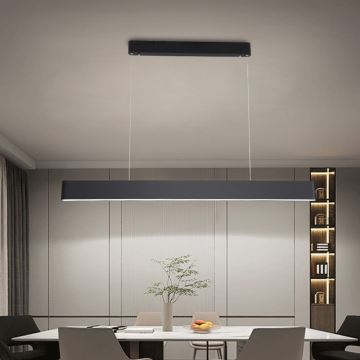 Immax NEO 07157-B120X - RGB+CCT Dimmbare LED-Hängeleuchte an Schnur MILANO LED/40W/230V Tuya schwarz