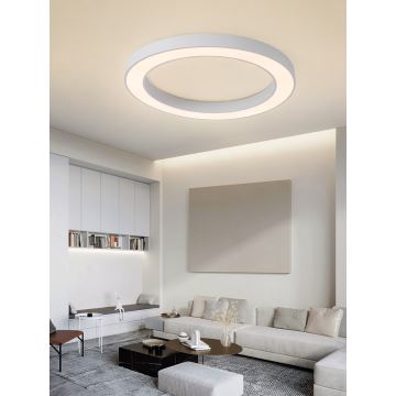 Immax NEO 07213L - Dimmbare LED-Deckenleuchte PASTEL LED/68W/230V 95 cm weiß Tuya + Fernbedienung