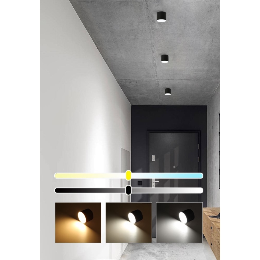 Immax NEO 07242L - Dimmbare LED-Deckenleuchte RONDATE LED/18W/230V 11,5 cm Wi-Fi Tuya