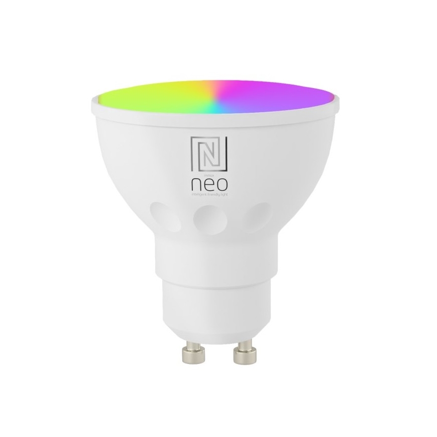 Immax NEO 07724CDO - SET 3x LED RGB+CCT Dimmbares Leuchtmittel GU10/6W/230V 2700-6500K Wi-Fi Tuya + Fernbedienung