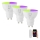 Immax NEO 07724CDO - SET 3x LED RGB+CCT Dimmbares Leuchtmittel GU10/6W/230V 2700-6500K Wi-Fi Tuya + Fernbedienung