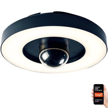 Immax NEO 07792L - LED-Smart-Kamera für den Außenbereich mit Leuchte RING 22W/230V IP44 Wi-Fi Tuya