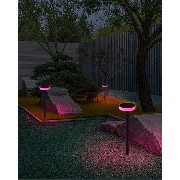 Immax NEO 07910L - Dimmbare LED-RGB-Solarleuchte mit Sensor NEO LITE LED/1W/5V rund IP54 Tuya