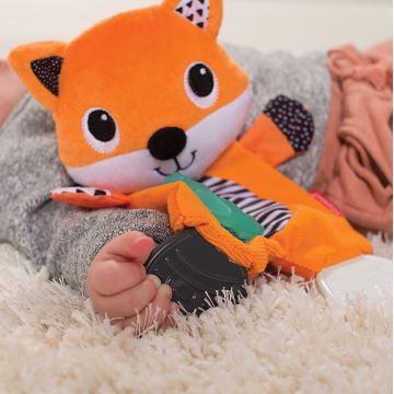 Infantino – Plüschtier mit Beißring Fuchs