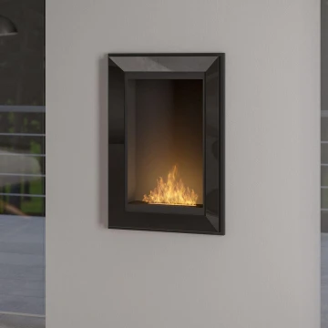 InFire - BIO-Einbaukamin 79x55 cm 3kW schwarz