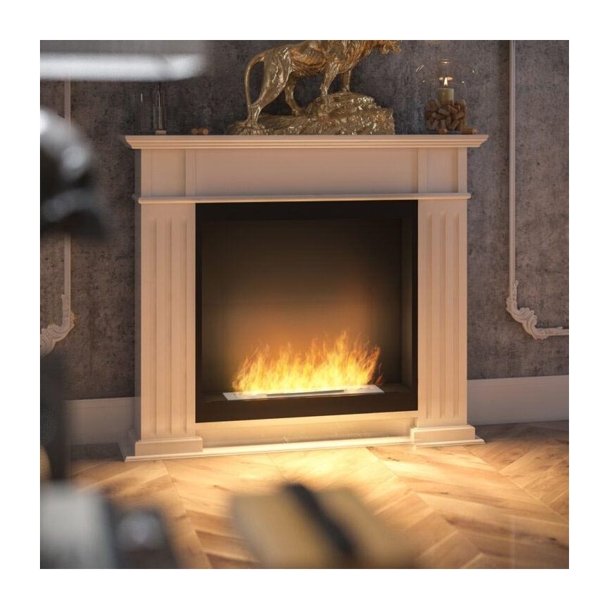 InFire – BIO-Kamin 115x100 cm 3kW weiß