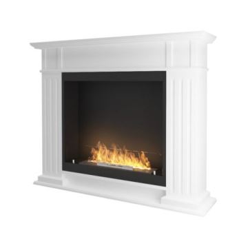 InFire – BIO-Kamin 115x100 cm 3kW weiß