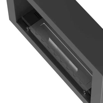InFire – Wandkamin BIO 80x56 cm 3kW schwarz