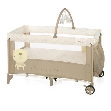 Jané - Reisekinderbett DUO LEVEL beige/braun