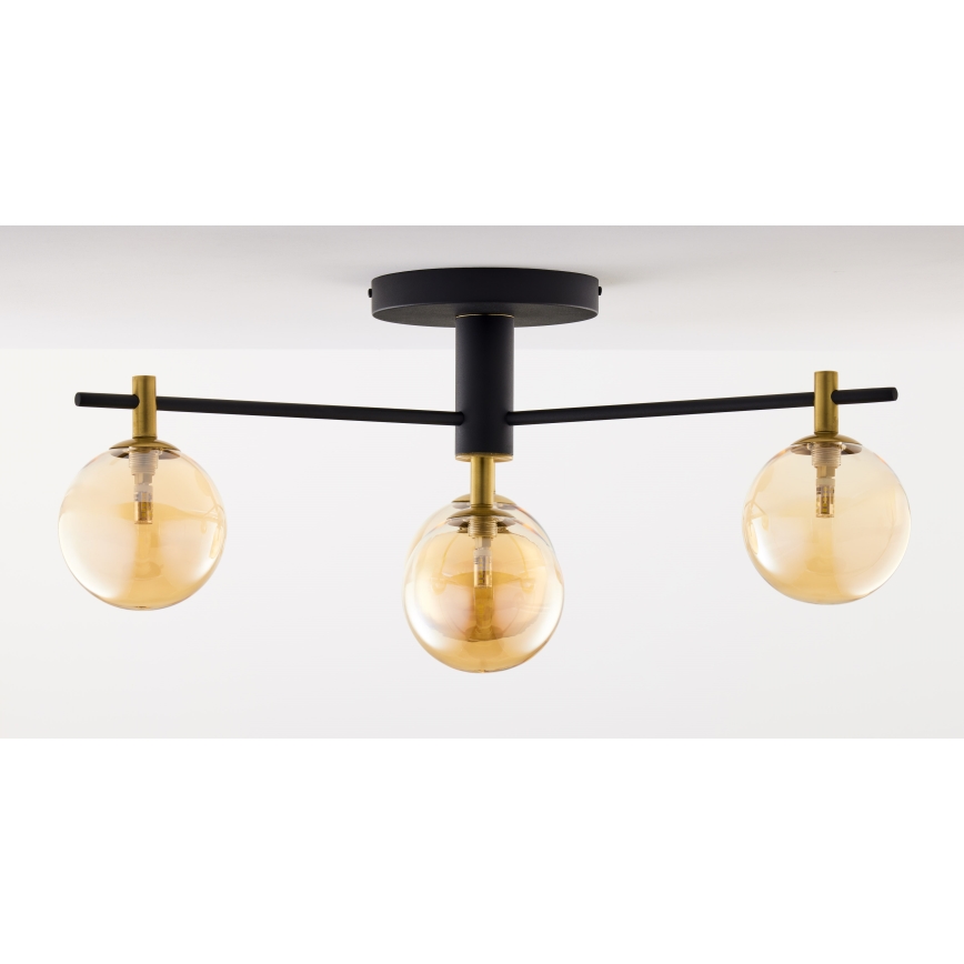 Jupiter 2031 - Aufbauleuchte FIGARO 4xG9/10W/230V schwarz/golden/beige