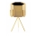 Keramischer Blumentopf SASHI 20x11 cm gold