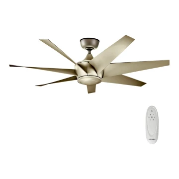 Kichler - Deckenventilator LEHR IP44 d 137 cm + Fernbedienung